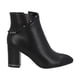 thumbnail image 1 of Botin Casual Mujer Negro/Plata Taco Medio Tini Police, 1 of 5
