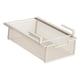 thumbnail image 5 of Organizador de cestas con estante de alambre, cesta extraíble para cajón colgante, decoración versátil, cajón colgante resistente debajo del gabinete Blanco, 5 of 5