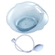 thumbnail image 4 of Baño de Asiento para Asiento de Inodoro Asiento de Colgable Portátil Reutilizable Área de Asiento Más Amplia Bañera de Inodoro Bidé de Baño de C , Azul con descargador, 4 of 5