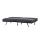 thumbnail image 3 of Futón Sofá Cama Osaka Reclinable 3 Posiciones Tela Negro, 3 of 3