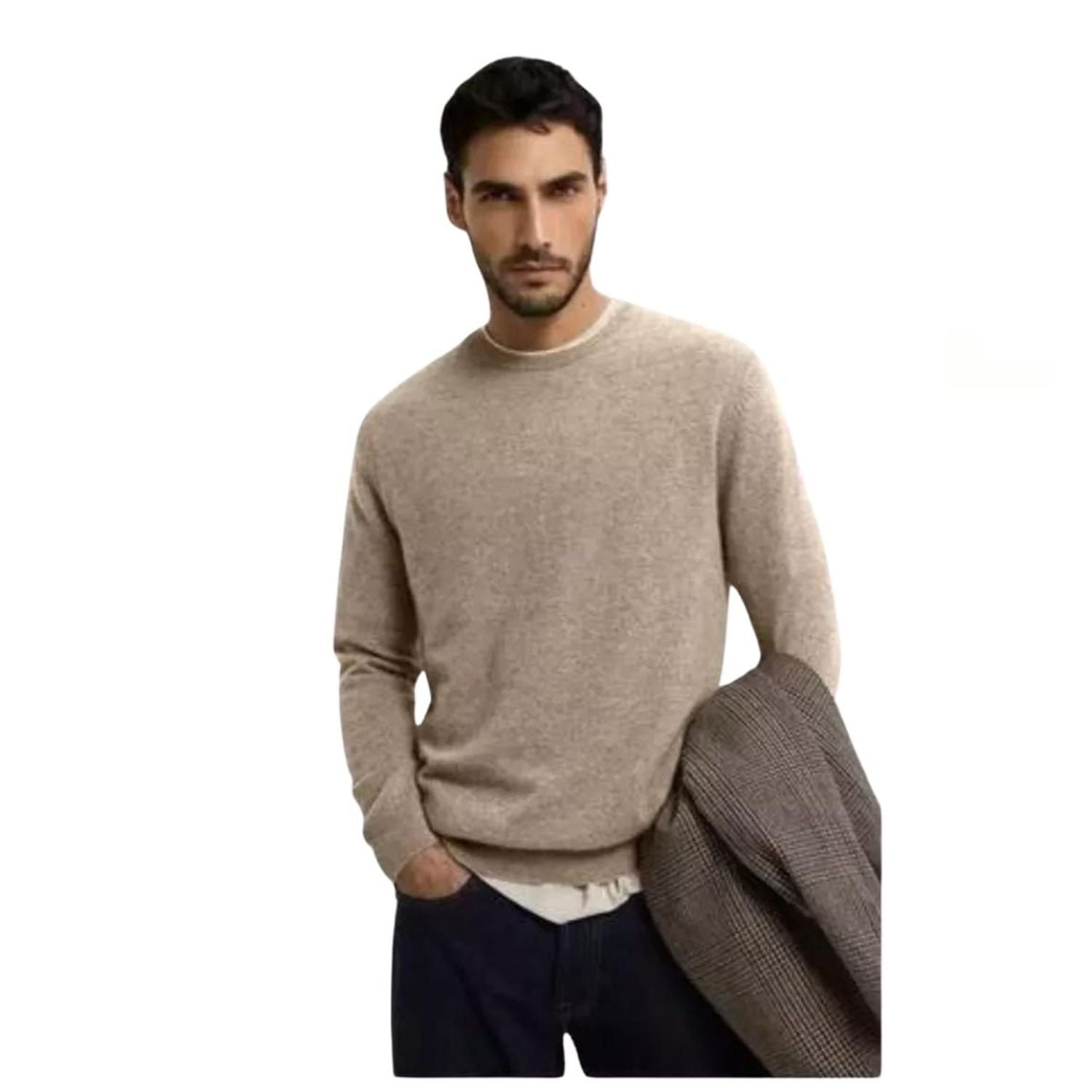 Likeshop - Sweater Tejido Hombre Cuello Redondo Colores 188