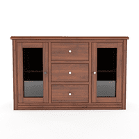 Muebles Insignes - Buffet Berlin Madera Nogal Vidrio