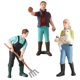 thumbnail image 5 of 3pcs Modelo Farmer Figures Worker Placement Miniatura Exhibición Decoración, 5 of 5