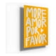 thumbnail image 1 of Cartel Metálico Más Amor Por Favor Blanco, 1 of 2