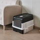 thumbnail image 1 of Portable Foldable Cat Litter Box with Cover - Easy Cleaning, Anti-Splashing, and Includes Plastic Scoop - Perfect for Pet Toilet, 1 of 5