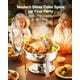 thumbnail image 3 of Juego de platos para buffet Hafing Dish VEVOR, 5 litros, 2 unidades, acero inoxidable, 3 of 3