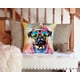 thumbnail image 5 of Almohada Decorativa Pug Hippie Dawg 14x14, 5 of 6