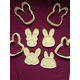 thumbnail image 3 of Cortadores de galletas conejitos de pascua (pack 4 un), 3 of 3