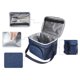 thumbnail image 4 of Bolsa de Almuerzo para Hombres, Bolsa de Almuerzo Aislada, Lonchera a Prueba de Fugas para el Trabajo, Oficina, Gran Capacidad, Bolsa de Enfriador de Almuerzo Reutilizable Azul Marino 11.4*8.7*9.4in, 4 of 6