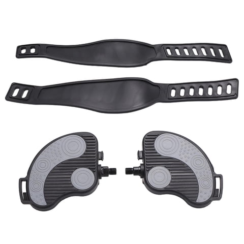 Ioensy - Pedal De Bicicleta Estática Antideslizante, Entrenador Elíptico, Pedales Para Deportes De Interior B