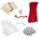 thumbnail image 1 of Set de manualidades KAISHANE Forky DIY con 100 juegos con limpiapipas rojos, 1 of 6
