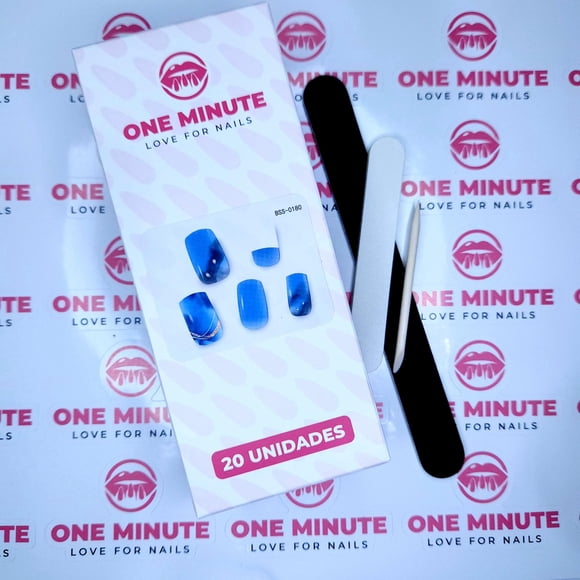 Uñas gel semicuradas Diseño 180