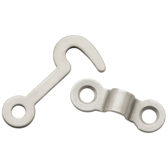 Gancho/grapa de níquel satinado NATIONAL MFG N211-017