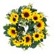 thumbnail image 4 of Guirnalda De Girasoles Al Aire Libre Pared De La Puerta Principal Decoración Floral Artificial Para El Hogar, 4 of 5