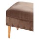 thumbnail image 2 of Poufs Provenza Tachas Felpa 04 Chocolate, 2 of 5