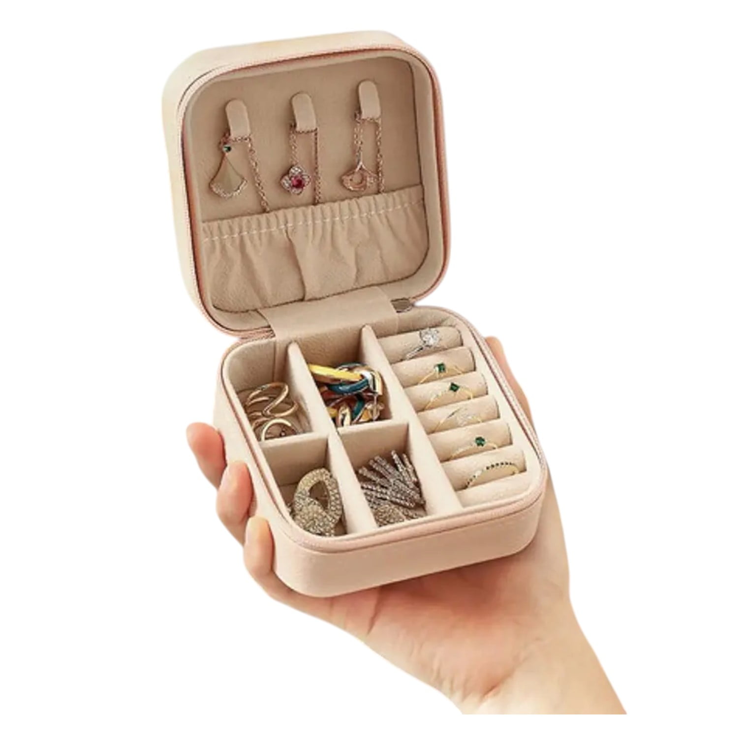 Invencible - 𝗘𝗦𝗧𝗨𝗖𝗛𝗘 𝗝𝗢𝗬𝗘𝗥𝗢 𝗠𝗜𝗡𝗜 Estuche Joyero Mini Eco Cuero Organizador De Joyas Nc50 Cofrecillo, Estuche, Caja, Guardajoyas