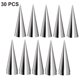 thumbnail image 1 of Molde de acero inoxidable con forma de cono para croissants (30 unidades), ideal para hacer rollos de cono, crema pastelera en espiral, pasteles, pan, cannoli y croissants., 1 of 8
