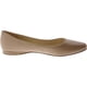 thumbnail image 5 of Flat Nine West Speakup para mujer, piel natural, tamaño 6.5 W, 5 of 5