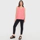 thumbnail image 4 of Blusa Mujer S/M Cuello Redondo Coral Print Corona, 4 of 5