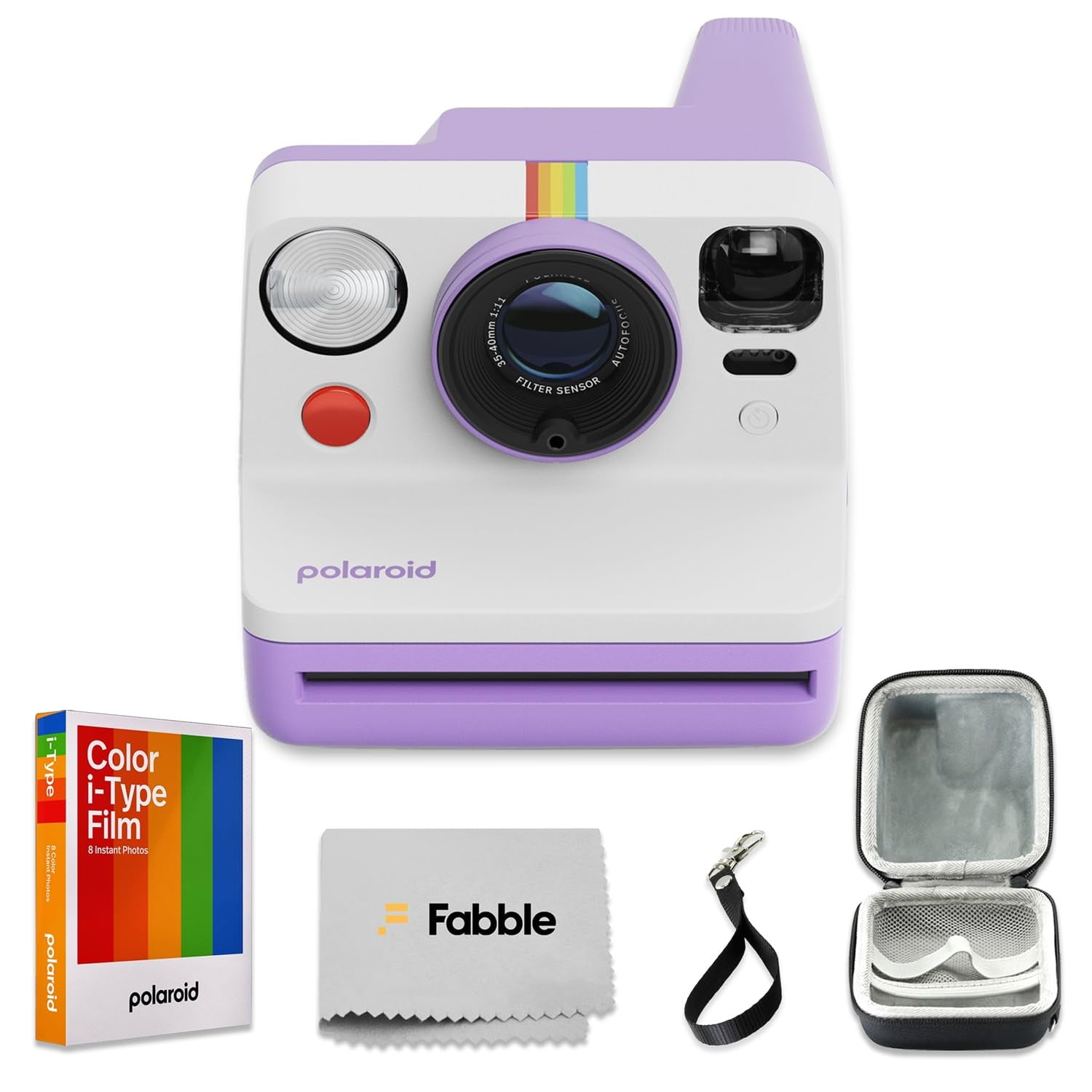 Polaroid Now Generación 3 Cámara Instantánea I-type Paquete Morado
