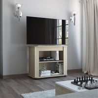Tuhome - Rack Tv 40"" Maori Rovere 75X90X45 Cm