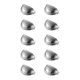 thumbnail image 1 of Tirador para cajón Elegant Decor Atticus de 7,6 cm, aleación de zinc y níquel, set de 10, 1 of 6