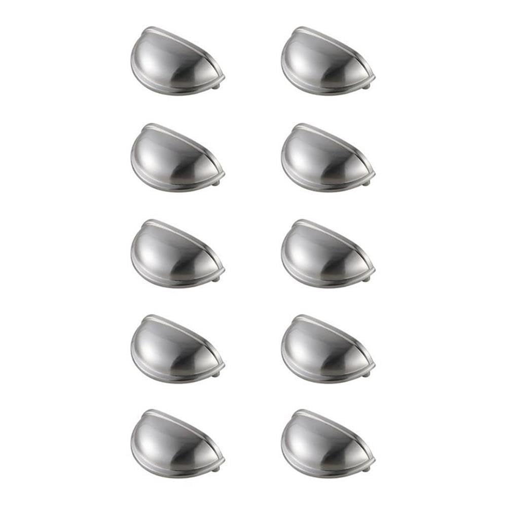 Tirador Para Cajón Elegant Decor Atticus De 7,6 Cm, Aleación De Zinc Y Níquel, Set De 10