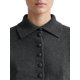 thumbnail image 5 of INSPIRE CHIC Cárdigan de punto suave y cálido para mujer con cuello, botones frontales, manga larga, elegante para otoño e invierno, oficina, casual, grande, gris, 5 of 6