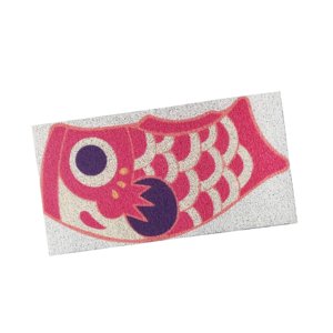 Bothyi - Felpudo Japonés Koi Para Exteriores, Suave Y Creativo, Para Porche, Sala De Estar, Cocina
