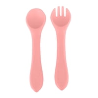 Set Cuchara Y Tenedor Rojo Infanti