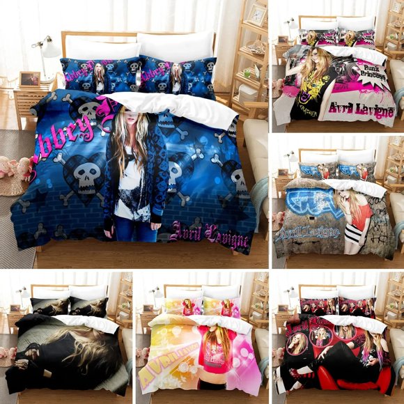 ed Avril Lavigne Bedding Set Duvet Cover Bedroom Comforter Covers Quilt Cover Home Textile