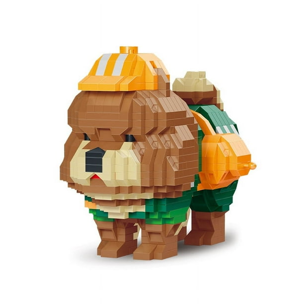 Cute Animal Micro Particle Building Blocks, Cute Pet Series Mini Building Blocks Kit