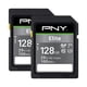 thumbnail image 1 of Tarjeta de memoria PNY Elite 128GB Class 10 U1 V10 SDXC - 100 MB/s, 1 of 9