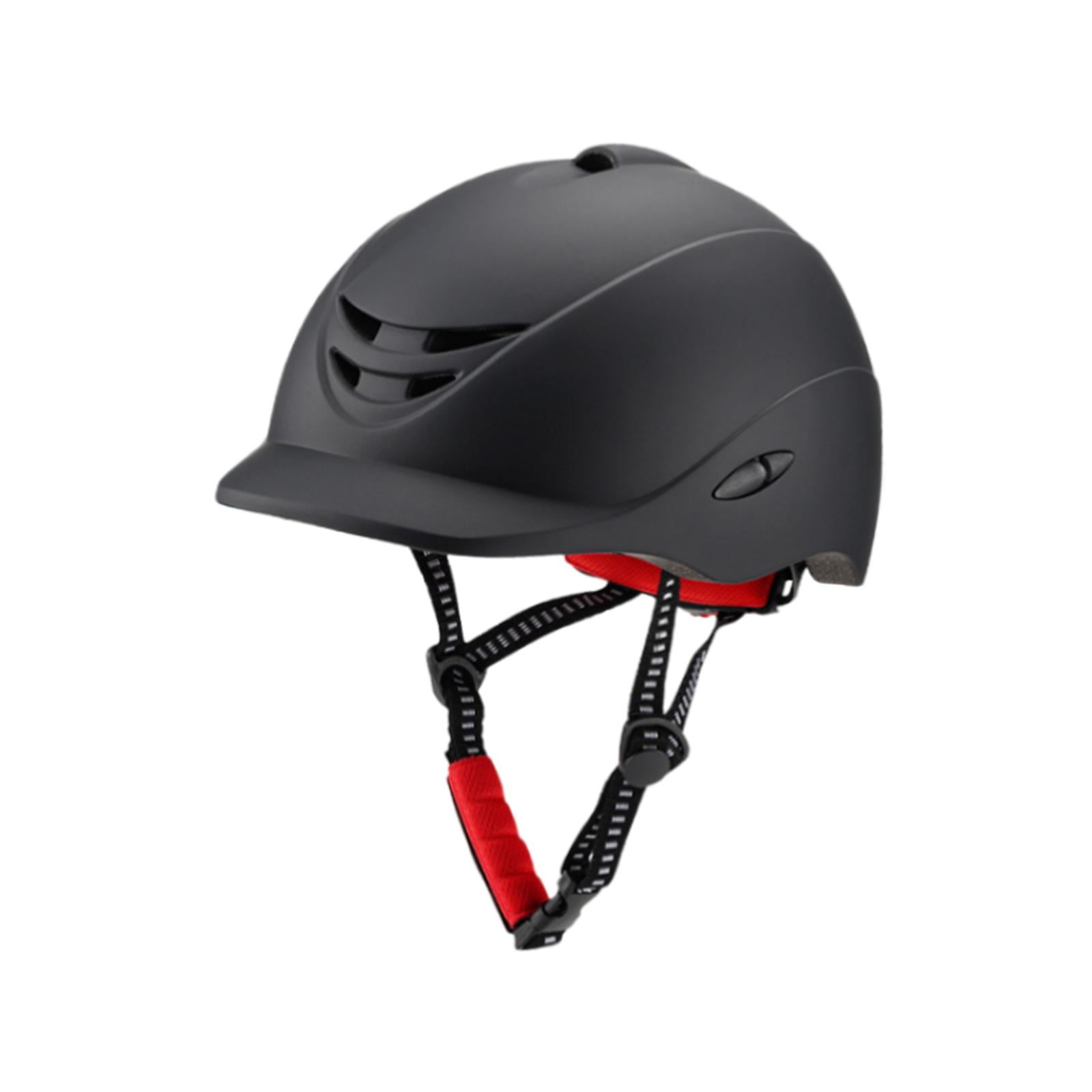 Magideal - Sombrero De Equitación Para Adultos, Sombrero De Equitación Para Hombres Y Mujeres, Gorra De Equitación Ajustable Portátil, Sombreros Para Deportes Al L