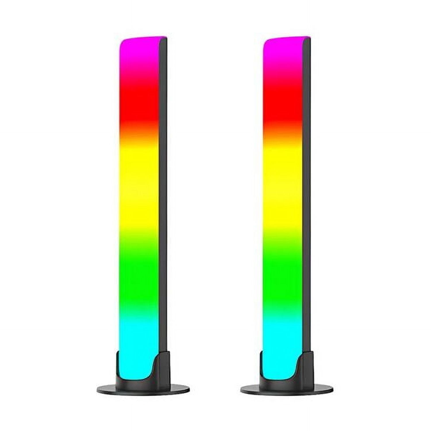 Crusec - Pack 2 Luces Rgb Ritmo Ambiental Recargable