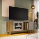 thumbnail image 4 of Rack de TV 65” Be Design Gris Miel Estilo Nórdico Robusto, 4 of 4