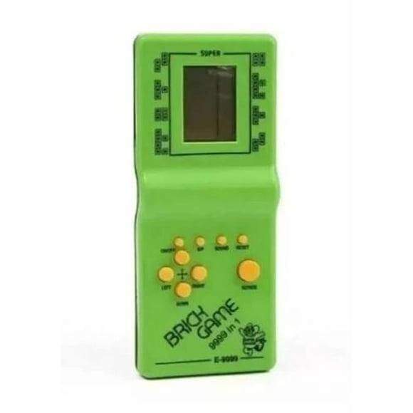 Consola Brick Game 9999 Standard Colores Surtidos Diversion, VERDE.