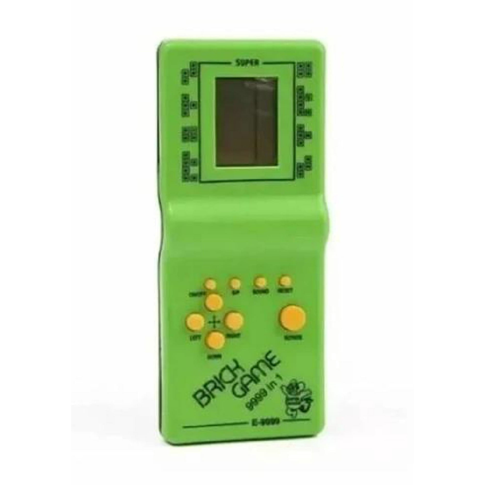 Consola. - Consola Brick Game 9999 Standard Colores Surtidos Diversion, Verde.