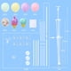 thumbnail image 3 of Soporte de globos Zyloon para fiesta de helado, 2 juegos, kit de mesa, 3 of 6