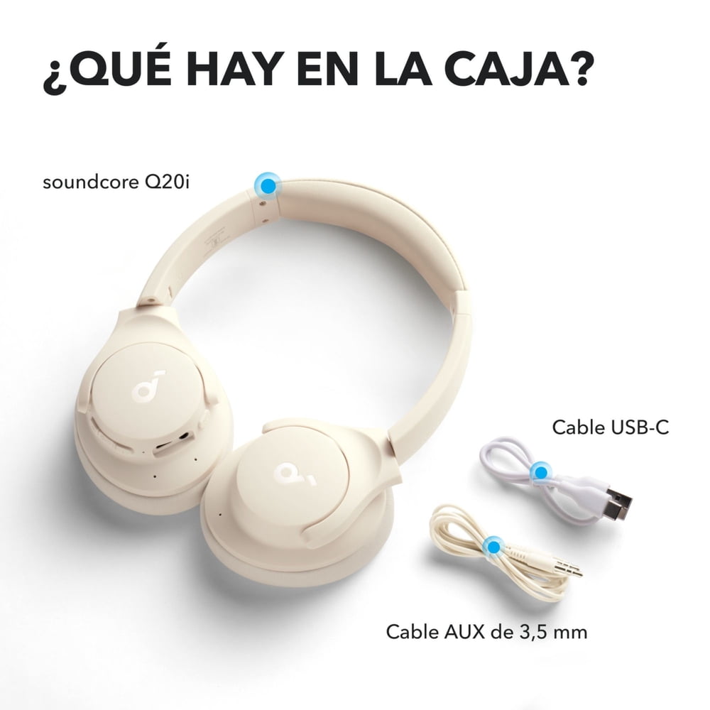 Soundcore Life Q20i Blanco, foto 6