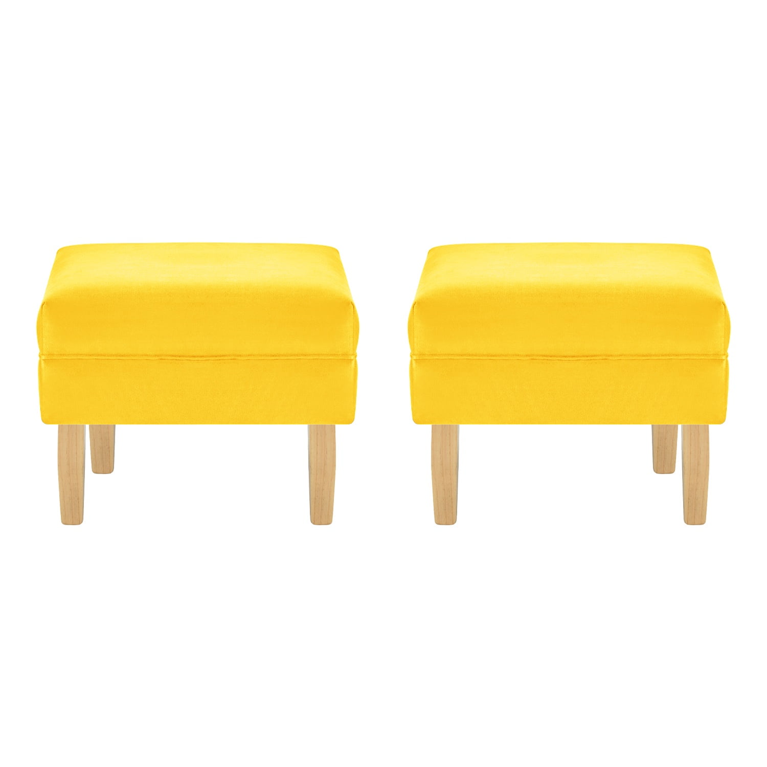 Bodevir - Set Pouf Sky 1c Felpa 05 Amarillo