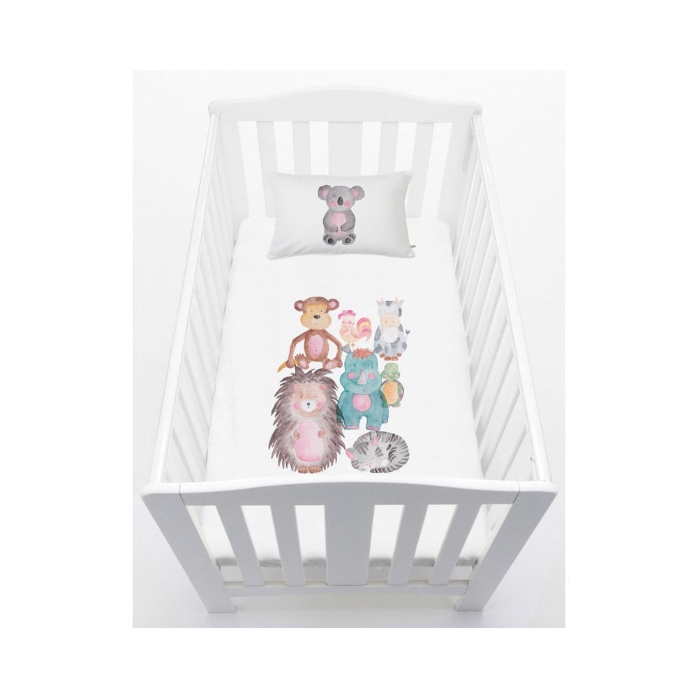 Tuyo Print - Cubreplumón Cuna Animales Acuarela