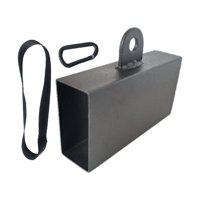 Ioensy - Bloque De Pellizco Resistente Para Levantamiento De Pesas, Fortalecedor De Agarre Manual De Metal Para El Hogar, 4X8Cm