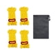 thumbnail image 2 of 4x Guylines Reflectantes Para Mochilero, Lona Para Tienda De Campaña De 4 Mm De Diámetro, Cuerdas Ligeras Para Campamento, Color Amarillo, 2 of 3