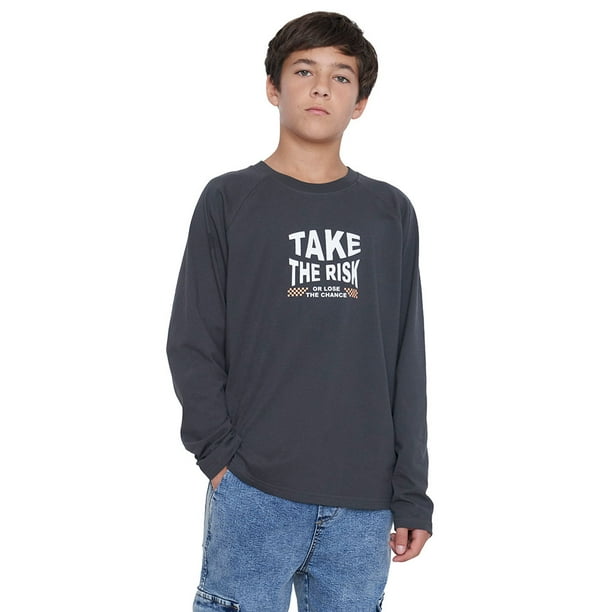 Polera Niño Teen Manga Larga Urban Marengo Corona