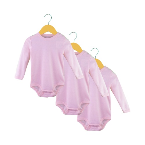 Pumucki - Set De 3 Bodys Rosado Talla Recién Nacido