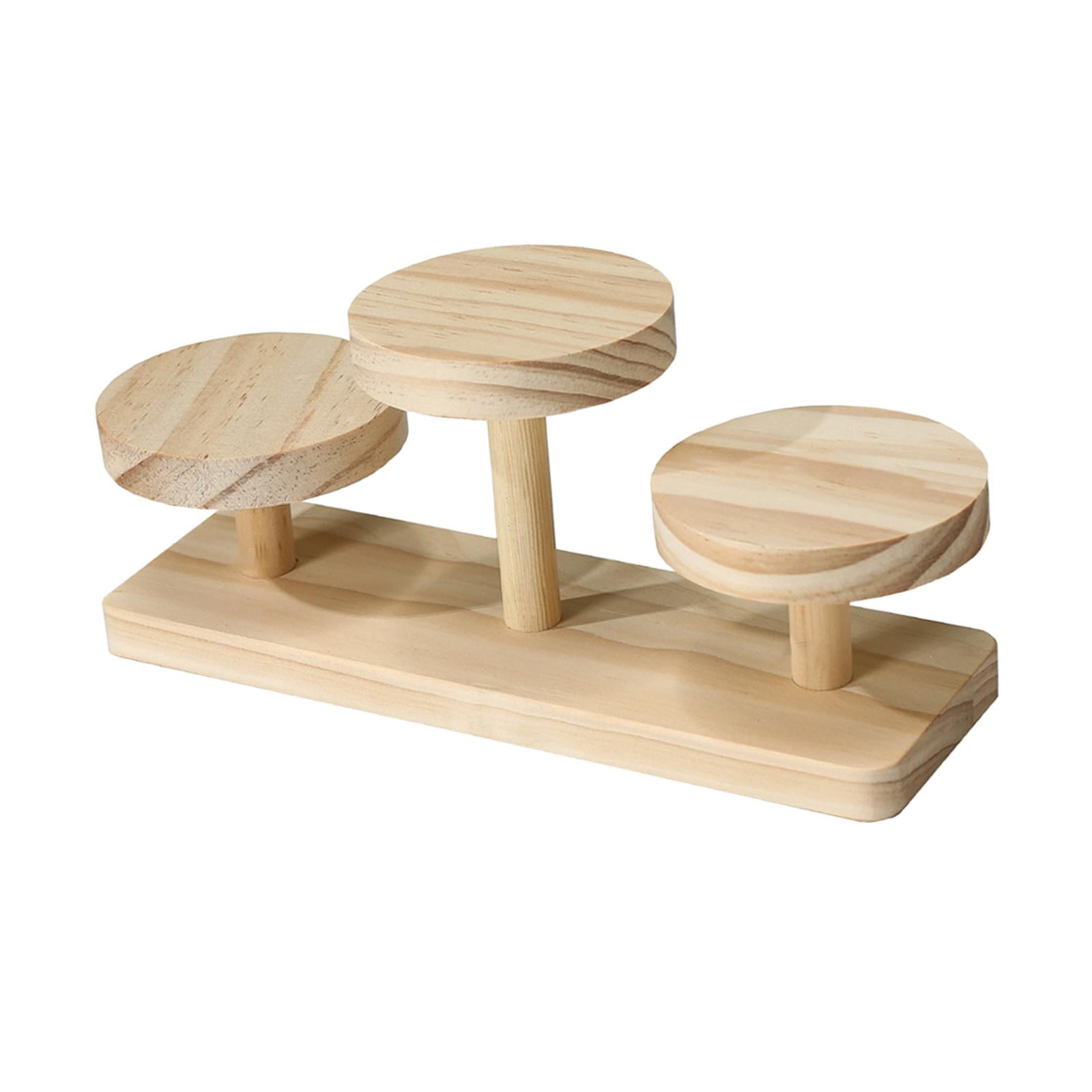 Bothyi - Elevadores De Exhibición De Madera Soporte De Almacenamiento De Exhibición Para Figuritas De Joyería Gafas Styleb