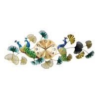 Genérico - Reloj Pared Pavo Real Elegante Decorativo Metal Jhn