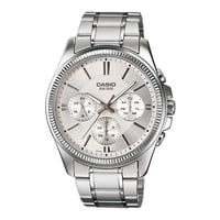 Reloj Analogo Plateado Casio Mtp-1375D-7Av