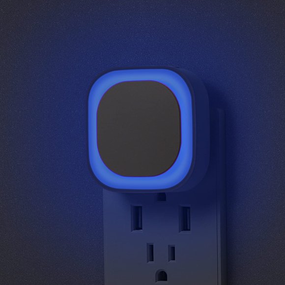 Luz nocturna YUNLEX, sensor automático regulable, enchufe, paquete de 4